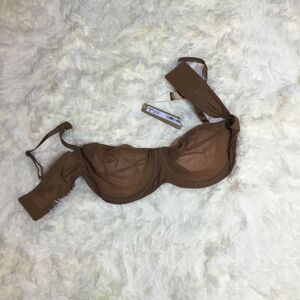 NWT Skims ultimate fine mesh bra 38C bronze
